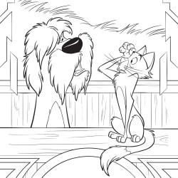 LIVRE DE COLORIAGE - Les Grands carrés Compagnons de toujours DISNEY