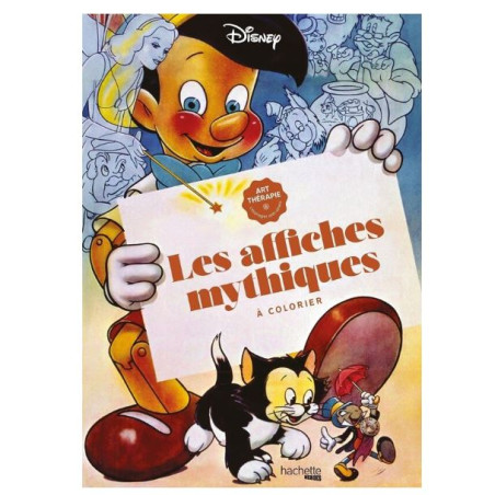 Coloriage Grand bloc Disney Les affiches mythiques à colorier