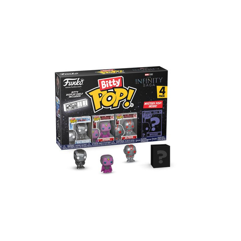 MARVEL - Bitty Pop 4 Pack 2.5cm - War machine