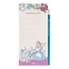 BLOC NOTES MAGNETIQUE DISNEY ALICE AU PAYS DES MERVEILLES