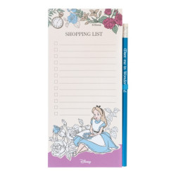 BLOC NOTES MAGNETIQUE DISNEY ALICE AU PAYS DES MERVEILLES