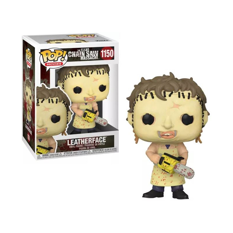 FIGURINE FUNKO POP LEATHERFACE N°1150 MASSACRE A LA TRONCONNEUSE
