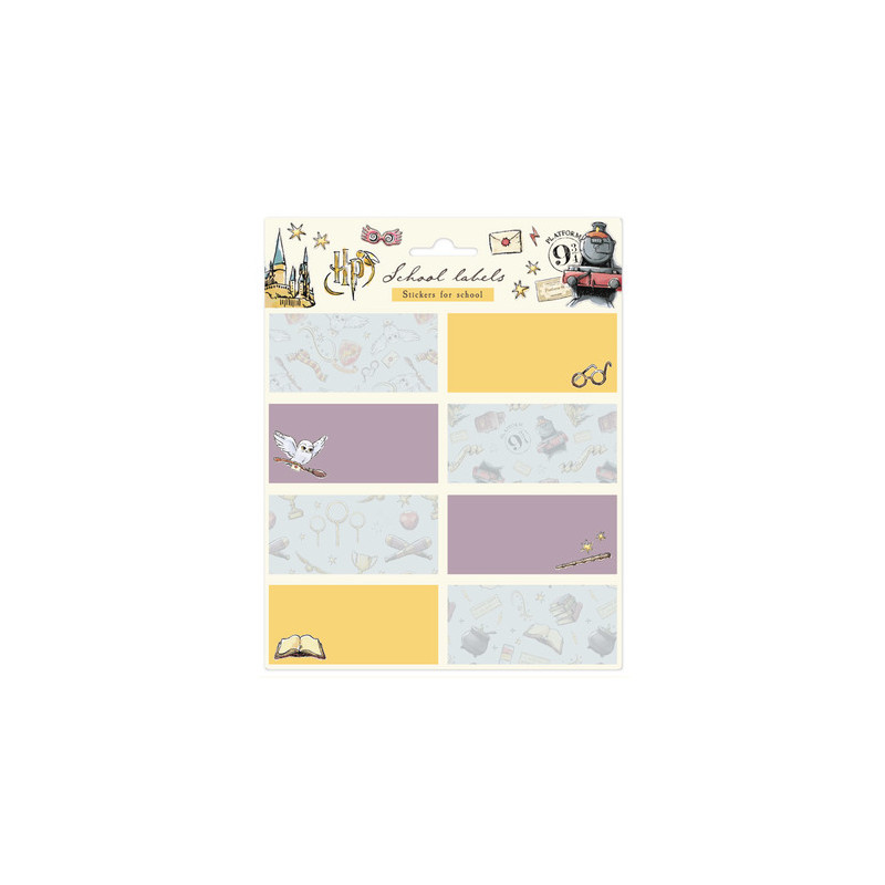 ÉTIQUETTES ADHÉSIVES HARRY POTTER