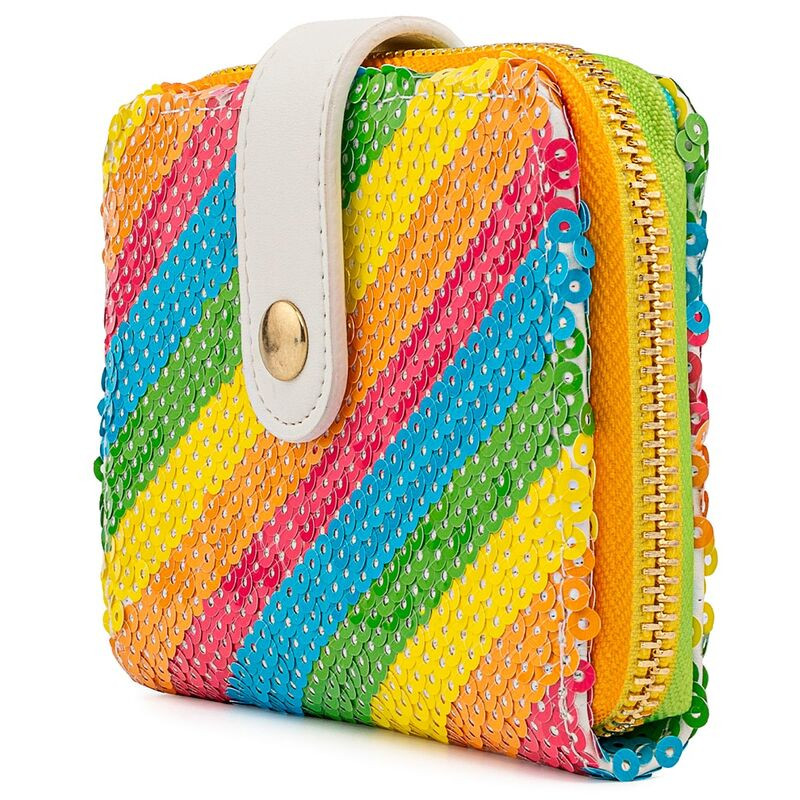 Portefeuille loungefly minnie rainbow disney