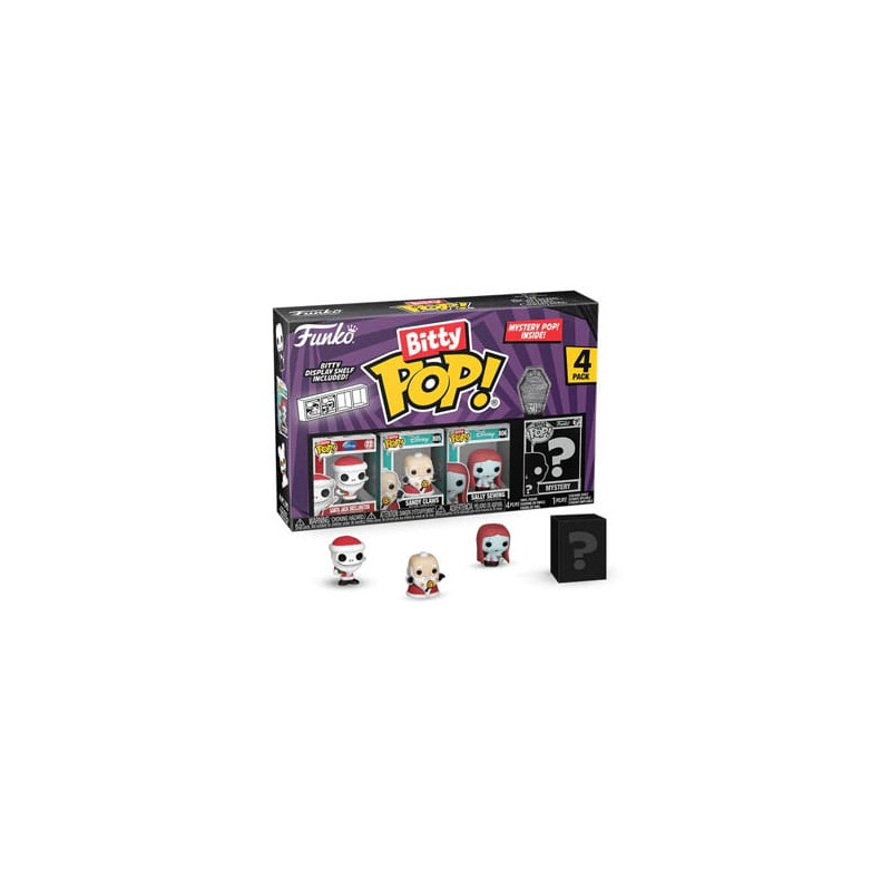 BITTY POP PACK 4 FIGURINES ETRANGE NOEL DE MONSIEUR JACK DISNEY