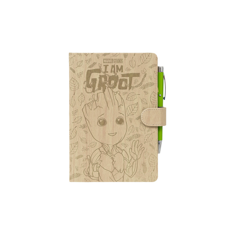 CARNET PREMIUM A5 AVEC STYLO PROJECTEUR MARVEL GROOT