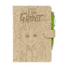 CARNET PREMIUM A5 AVEC STYLO PROJECTEUR MARVEL GROOT