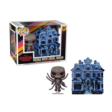 STRANGER THINGS S4 funko pop POP TOWN N° 37 Creel House avec Vecna