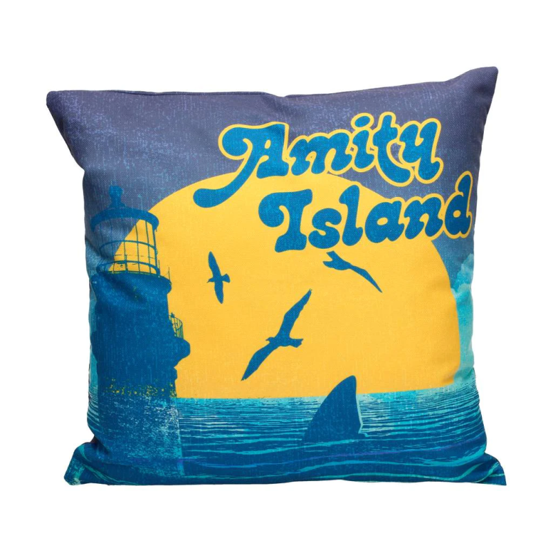 Coussin '40x40x1cm' LES DENTS DE LA MER - Amity Island