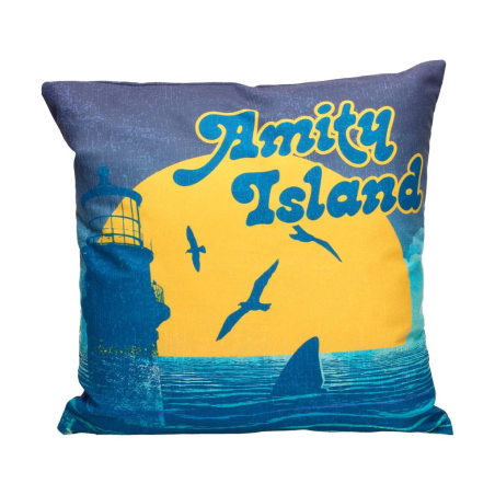 Coussin '40x40x1cm' LES DENTS DE LA MER - Amity Island