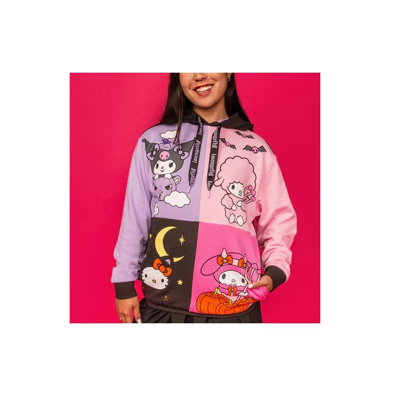 SANRIO - Kuromi et My Melody Halloween - Hoodie Unisex Loungefly TAILLS S