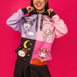SWEAT SANRIO Kuromi et My Melody Halloween Hoodie Unisex Loungefly TAILLE L
