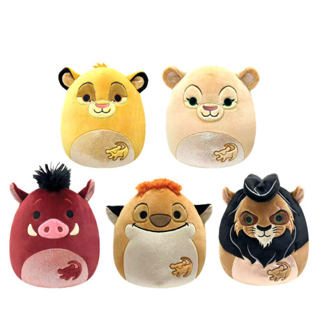 DISPLAY Peluche 30ème Anniversaire Le Roi Lion Disney Squishmallows 20cm