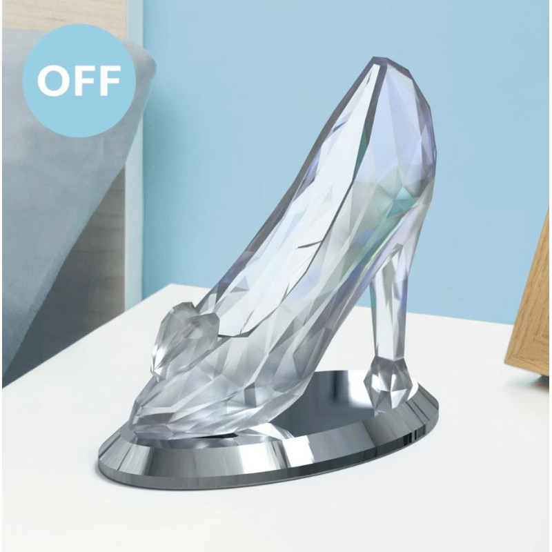 Lampe 3D Pantoufle de Verre CENDRILLON - Disney