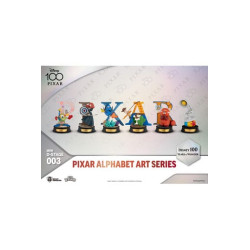 Blind Box Disney figurine Mini Diorama Stage 100 Years of Wonder Pixar Alphabet Art 10 cm