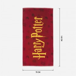 serviette de plage Harry Potter rouge