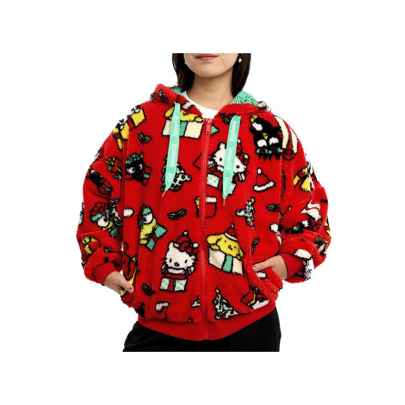 HOODIES SWEAT ZIP SANRIO HELLO KITTY TAILLE XL