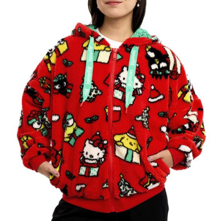 HOODIES SWEAT ZIP SANRIO HELLO KITTY TAILLE XL