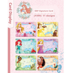 DISPLAY CARDFUN LOT DE 4 CARTES LES PRINCESSES DISNEY