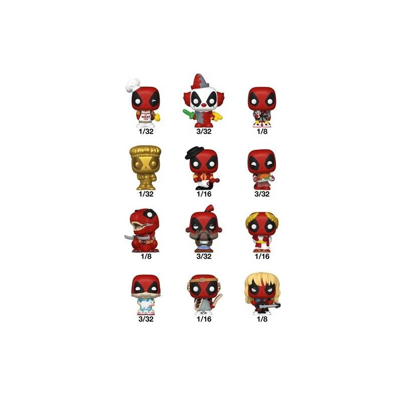 display DEADPOOL - Mystery Bitty Pop marvel