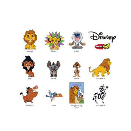 Blind Bag 3D Foam Bag Clip LE ROI LION - 30ème Anniversaire - DISNEY