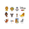 DISPLAY LE ROI LION - 30ème Anniversaire - 3D Foam Bag Clip DISNEY
