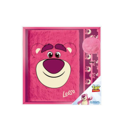 TOY STORY - Lotso - Pack Premium Notebook Peluche A5 + Stylo-Bille