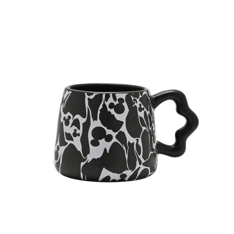 MICKEY - Shapes - Black&White - Effet Craquelé - Mug 3D