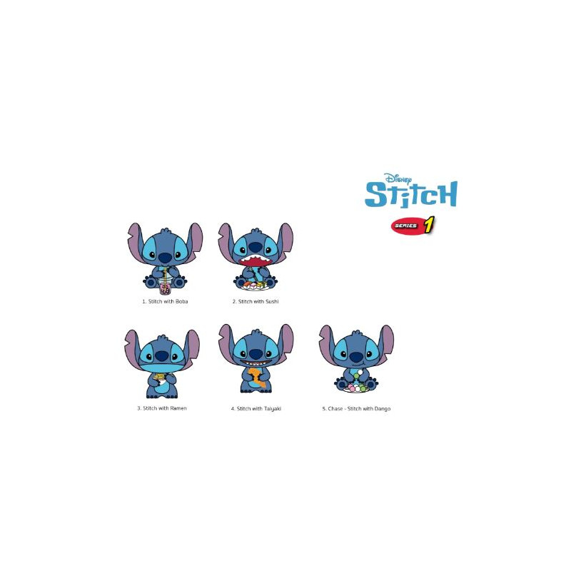 BLIND BAG STITCH - Series 1 - 3D Foam Magnets DISNEY