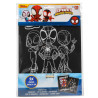 Set de papeterie Scratch Art Spiderman Marvel