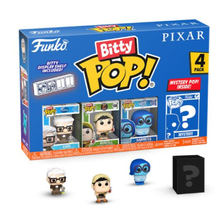 PIXAR - Bitty Pop 4 Pack 2.5cm - Là-Haut