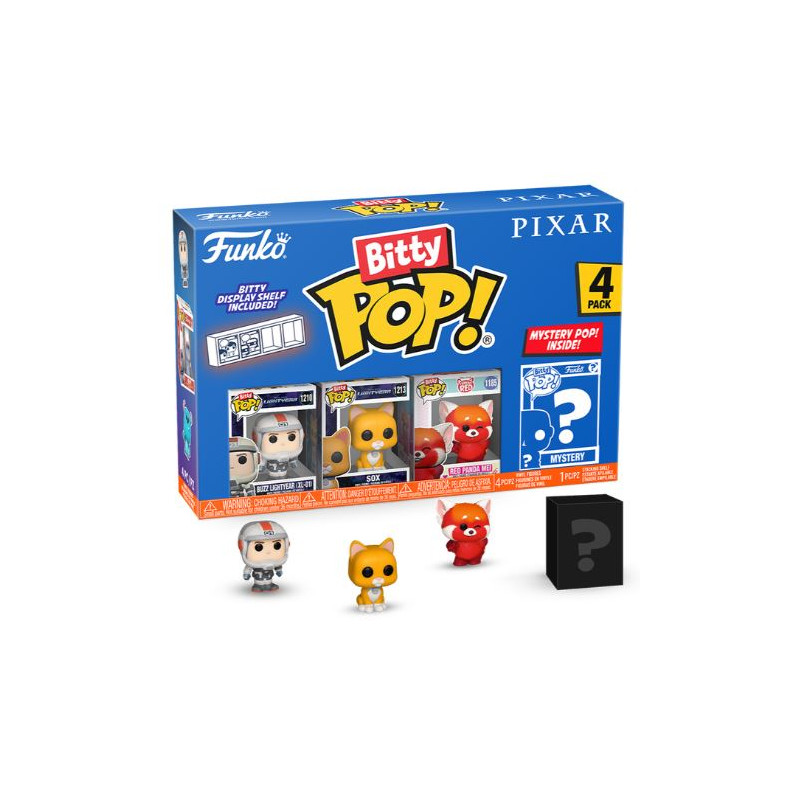 PIXAR - Bitty Pop 4 Pack 2.5cm - L'Eclair