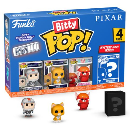 PIXAR - Bitty Pop 4 Pack 2.5cm - L'Eclair