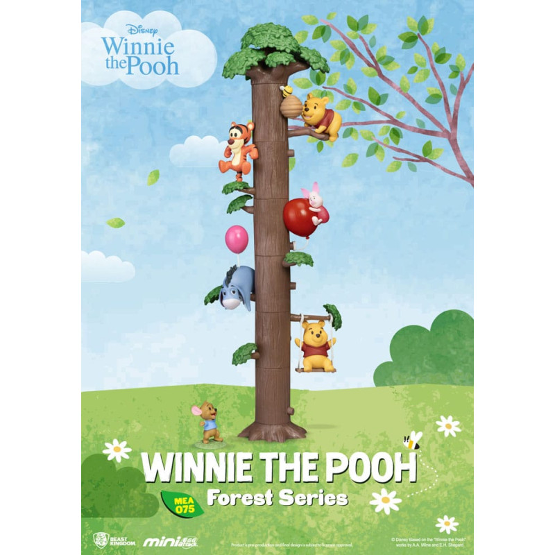 Blind box WINNIE L'OURSON - Forest Series - Set 6 Statuette Mini Egg Attack 12cm