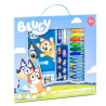 Ensemble de papeterie à colorier Bluey
