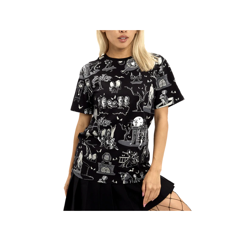 DISNEY - Haunted Mansion - T-Shirt Unisex Loungefly taille L