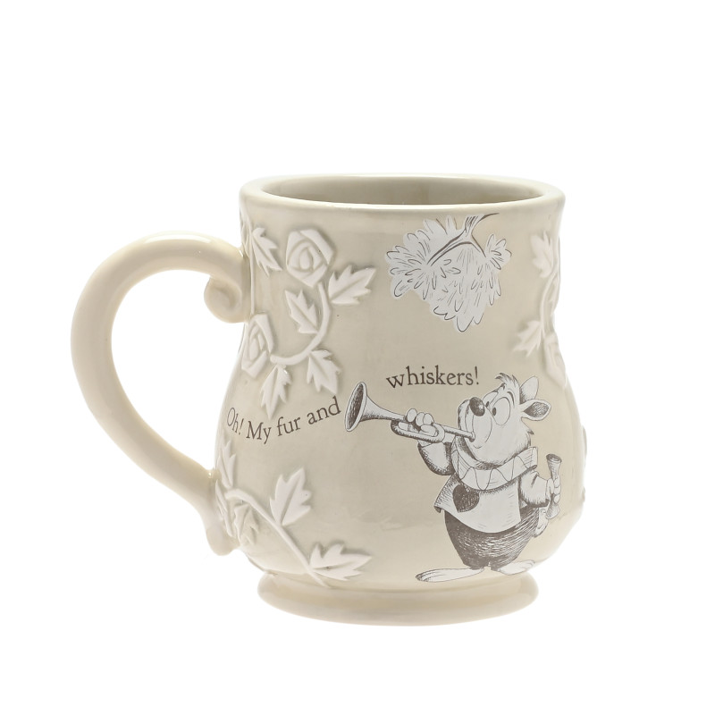 ALICE AUX PAYS DES MERVEILLES - Le Lapin Blanc - Mug en Relief 350ml disney