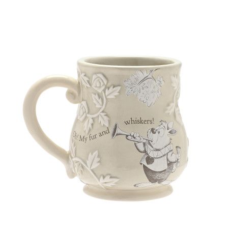 ALICE AUX PAYS DES MERVEILLES - Le Lapin Blanc - Mug en Relief 350ml disney
