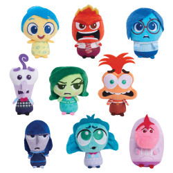 DISPLAY Porte-clés peluche capsule surprise VICE VERSA 2 Disney Pixar 8cm