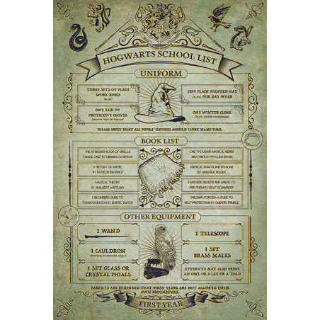 POSTER SCHOOL LIST HP