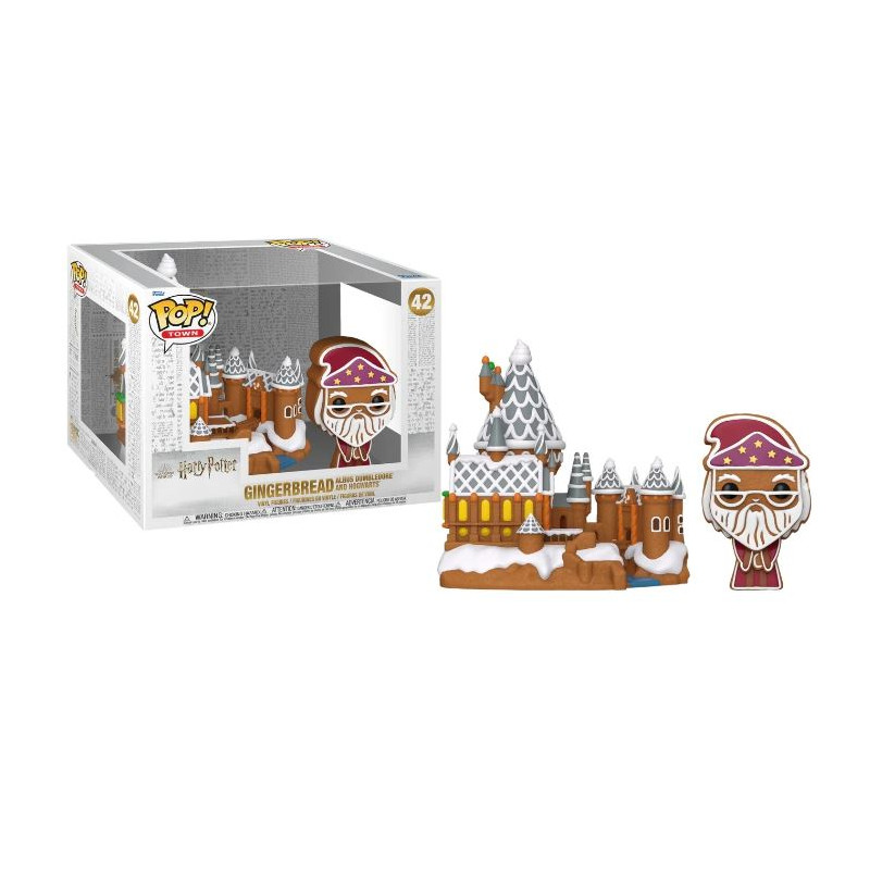 HARRY POTTER GB FIGURINE FUNKO POP TOWN N° 42 - Dumbledore & Poudlard