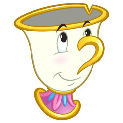 Serviette en microfibre Chip La Belle et la Bête Disney