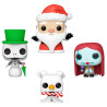 Arbre avec 4 figurines Pocket FIGURINE FUNKO POP Disney L'étrange Noël de Monsieur Jack Holiday Exclusive