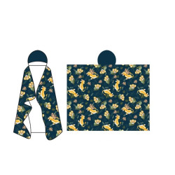 LE ROI LION - Couverture à capuche 120x150cm