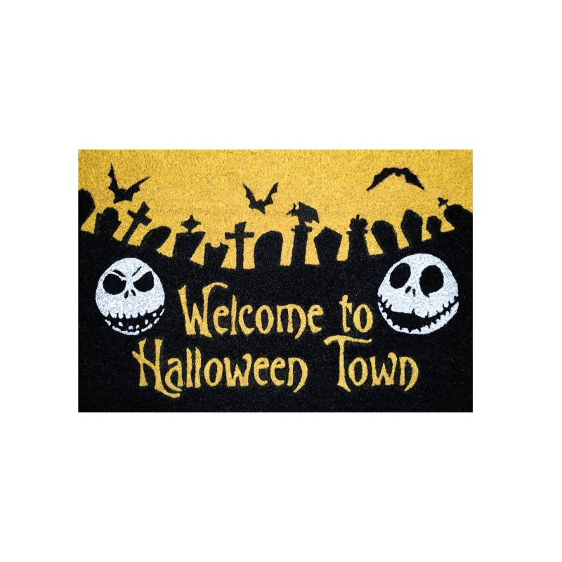 ETRANGE NOEL DE MONSIEUR JACK - Welcome To Halloween Town - Paillasson DISNEY