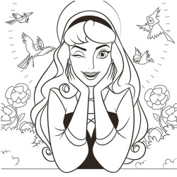 LIVRE DE COLORIAGE PORTRAITS DISNEY