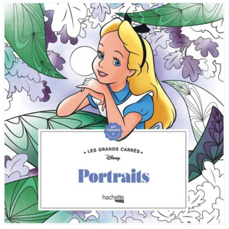 LIVRE DE COLORIAGE PORTRAITS DISNEY