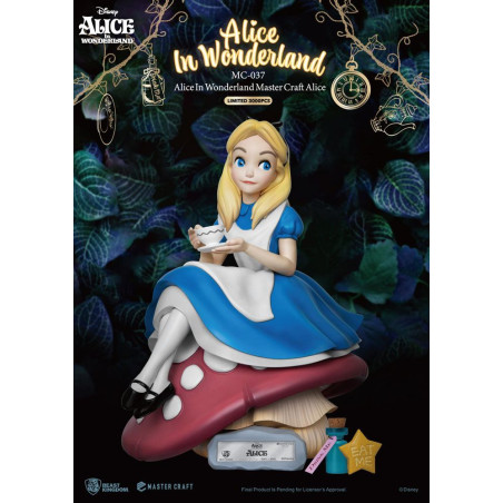 DISNEY - Alice aux pays des merveilles Statuette Master Craft 36cm