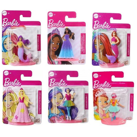 MINI FIGURINE BARBIE MATTEL ( 6 ASSORTIES )