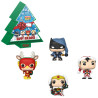 DC COMICS Pocket Pop Holiday Tree Holiday Box 4 PIECES